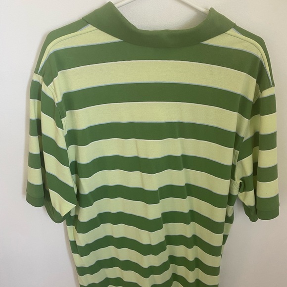 Brooks Brothers Green Striped Polo - Picture 3 of 5